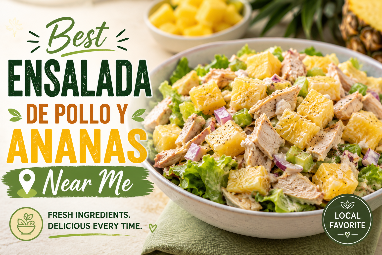 Best Ensalada de Pollo y Ananas Near Me