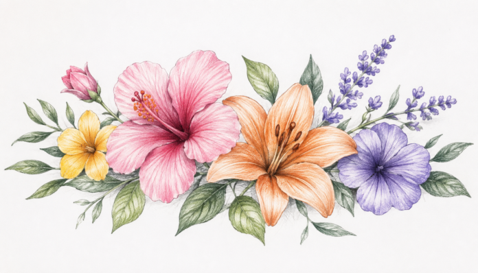 Flower Drawing